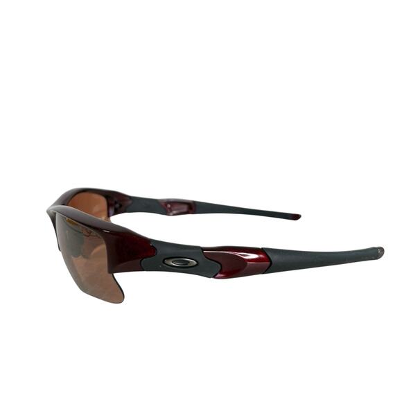 Oakley Half Jacket Sunglasses Brown Frame Bronze Lens Sports Wrap Men’s Polarize - Picture 10 of 10